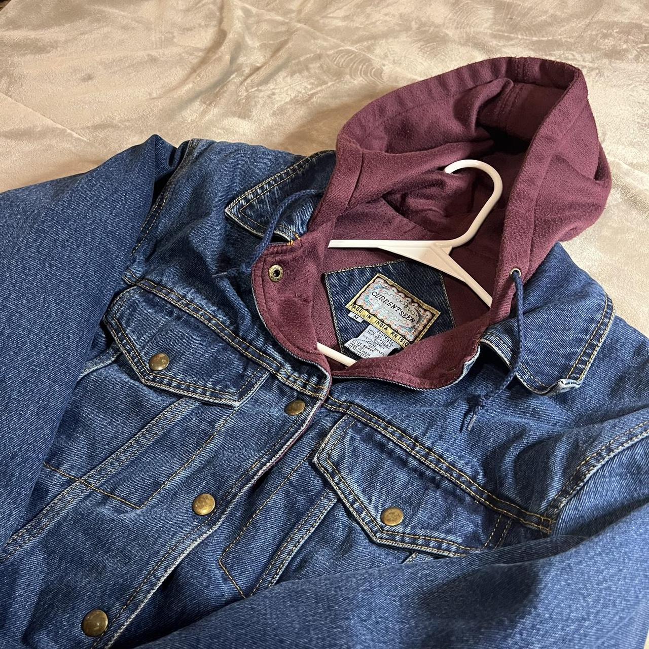 Current Seen Women's Burgundy and Blue Jacket (4)