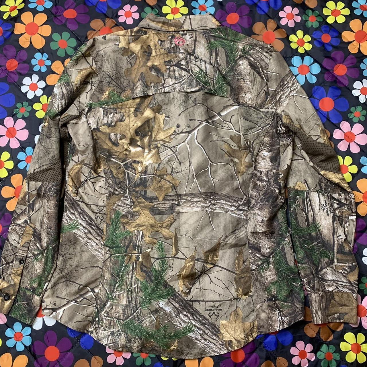 Magellan hunting camo long sleeve button down... - Depop