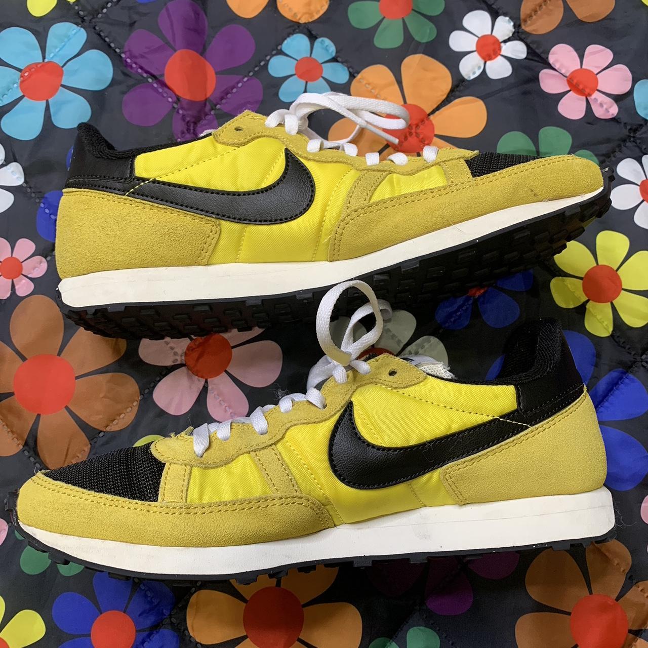 Mens Nike Yellow And Black Sneakers Size 8 Depop 9971