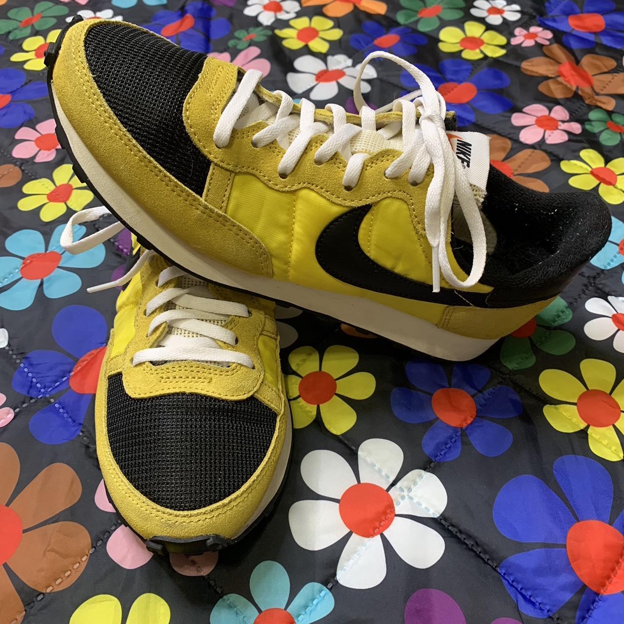 Mens Nike Yellow And Black Sneakers Size 8 Depop 3851