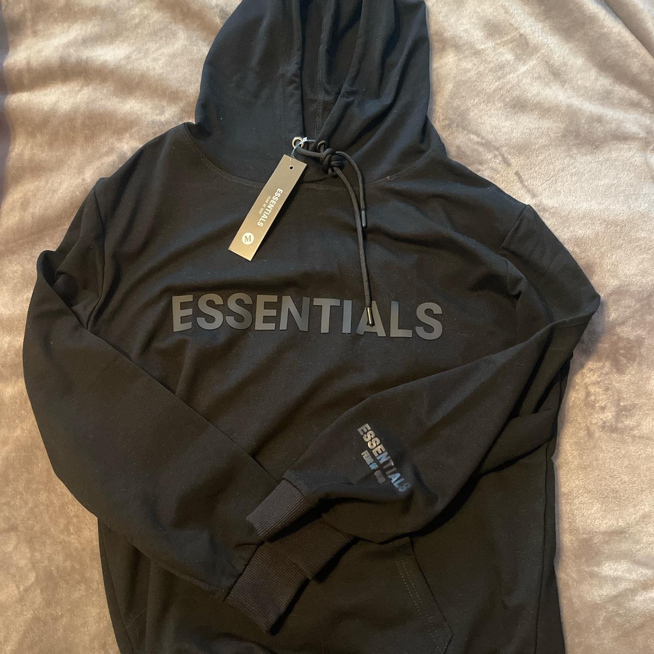 Medium Essentials Jogger Hoodie, New with tag, Color... - Depop