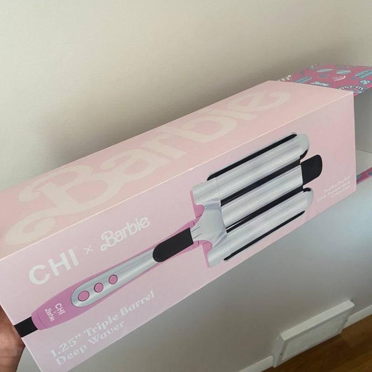 CHI x Barbie Limited Edition 1.25” Titanium Triple Barrel top Deep Waver