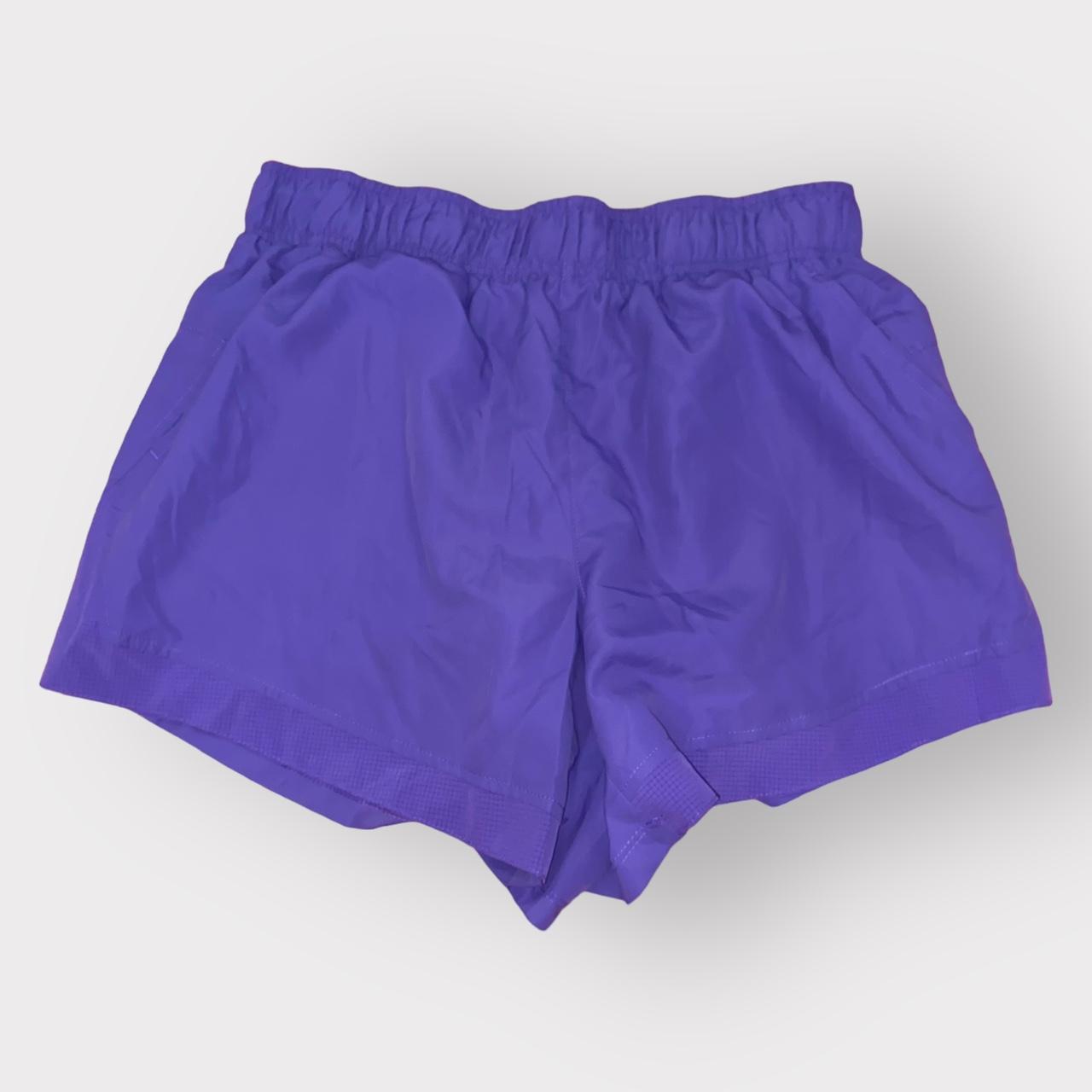 Women’s Athletic Works Purple Gym Shorts depop... - Depop