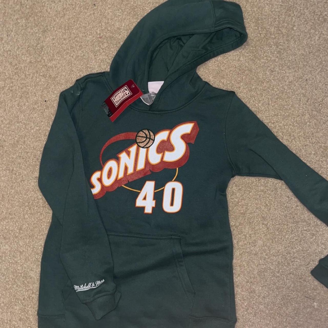 Shawn Kemp Sonics hoodie Boys M Brand new‼️ Depop