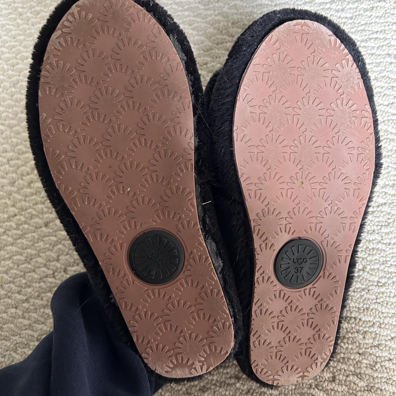 UGG black slippers (Imitation/knock off) - size EU... - Depop