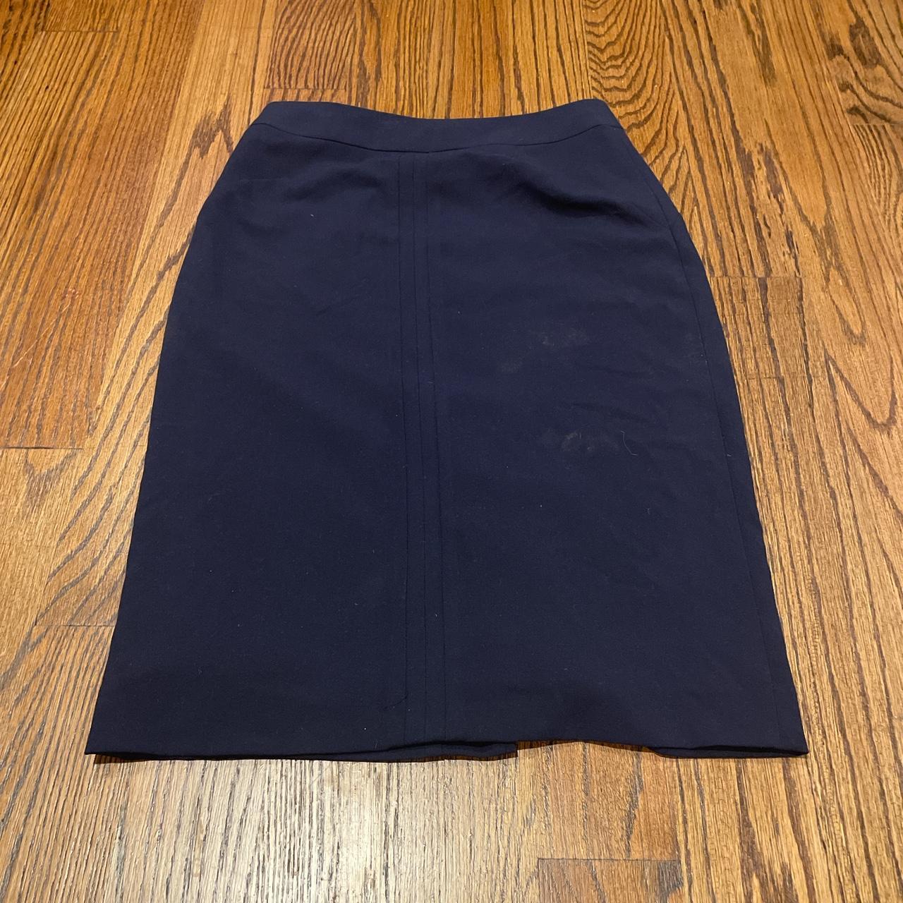 Antonio Melani Size 2 Navy Skirt #skirt - Depop