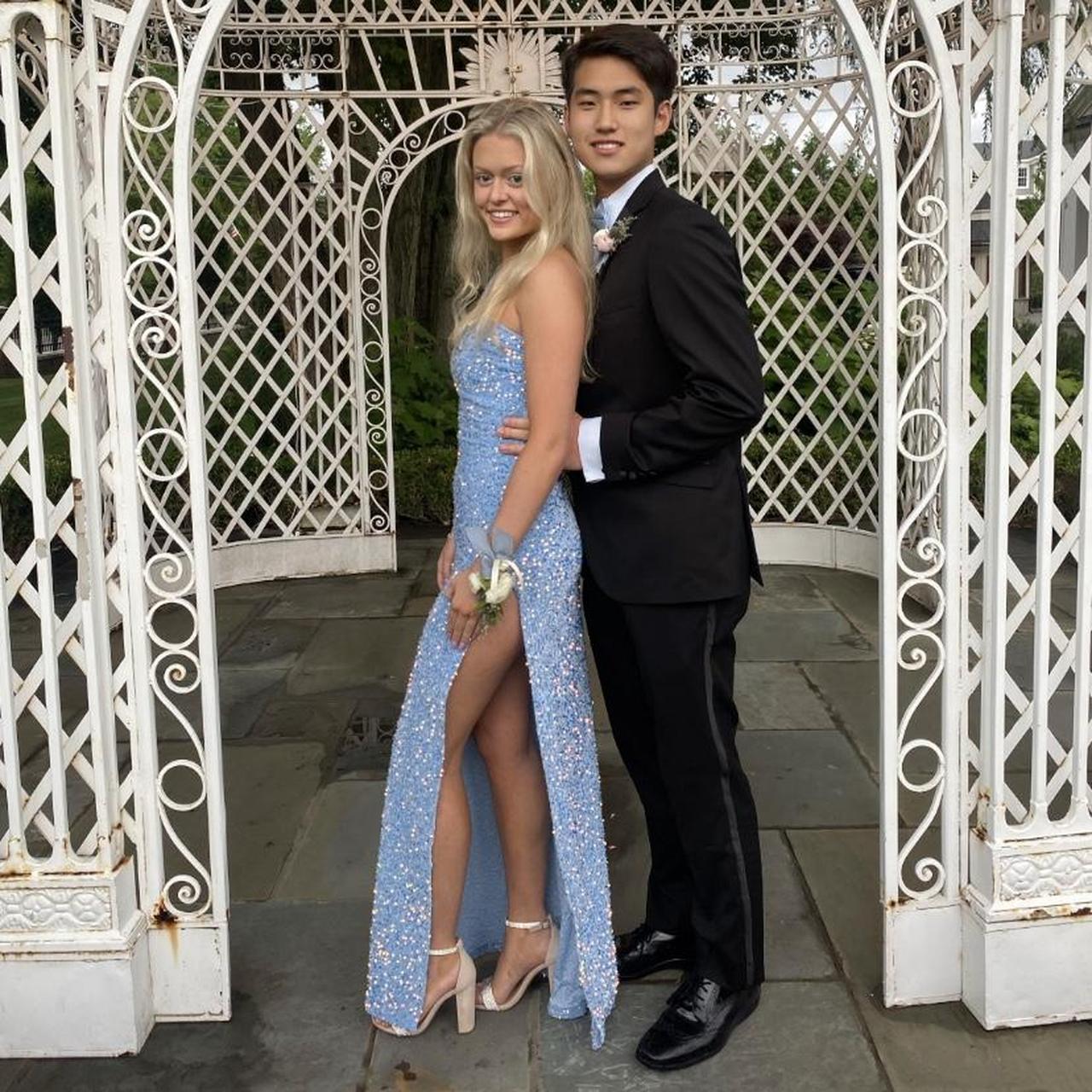 🤍PROM DRESS: Lucy In the Sky Oliviara One Shoulder... - Depop