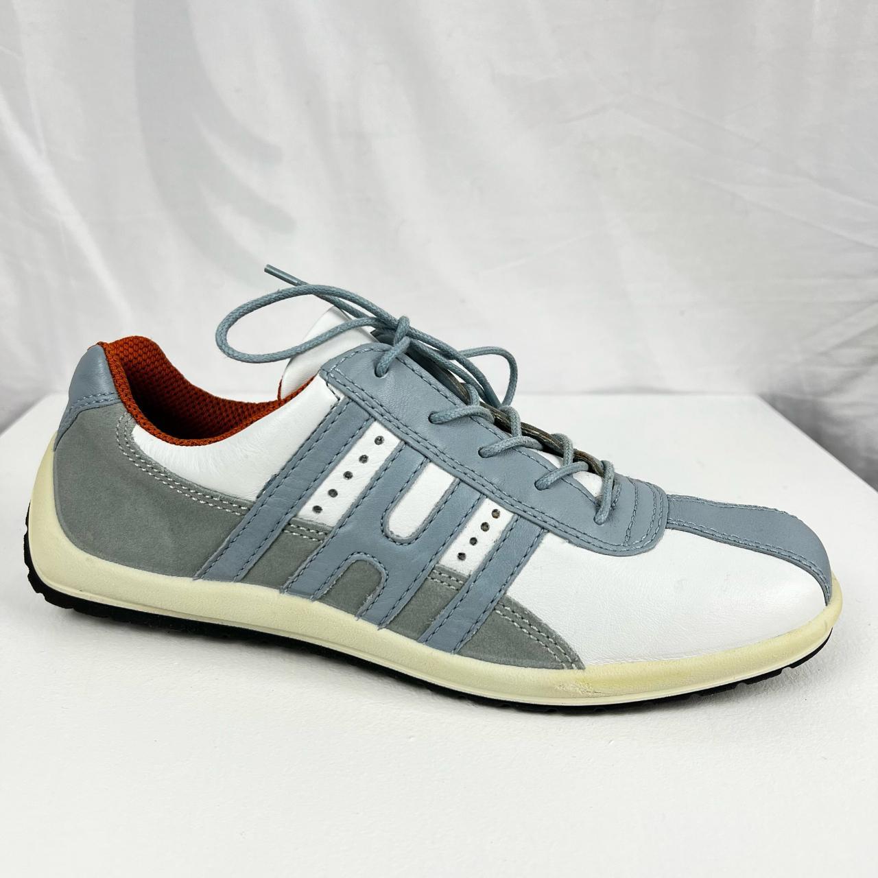 ecco silver trainers