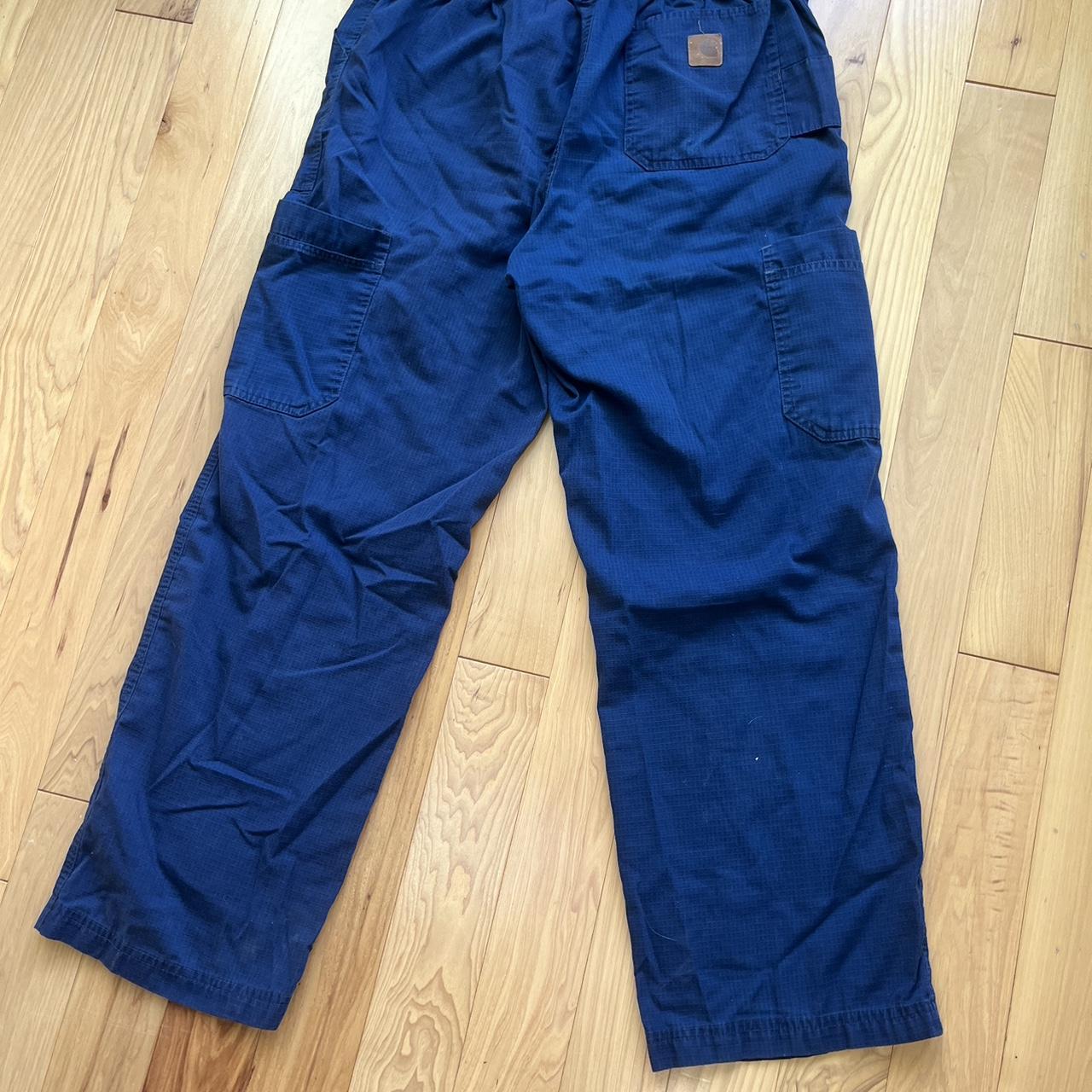 Dark Blue Carhartt Nurse Pants Very Light Weight... - Depop