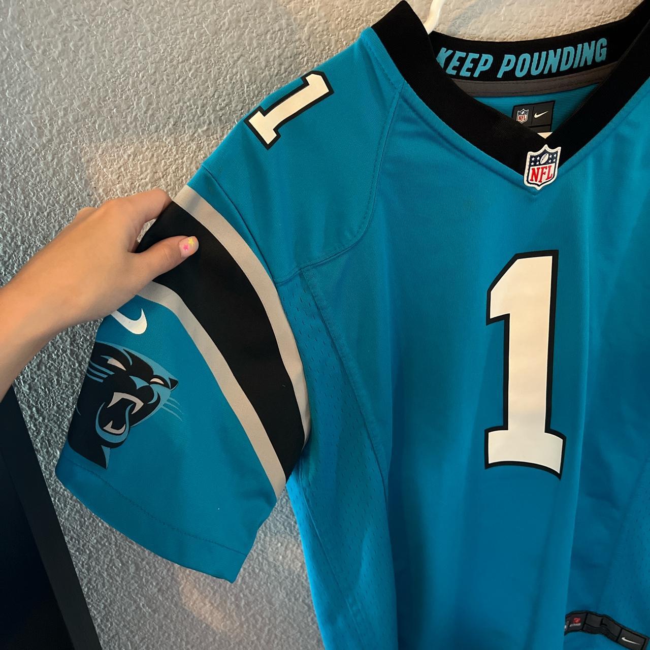 Cam Newton Jersey T-Shirt Carolina Panthers NFL - Depop