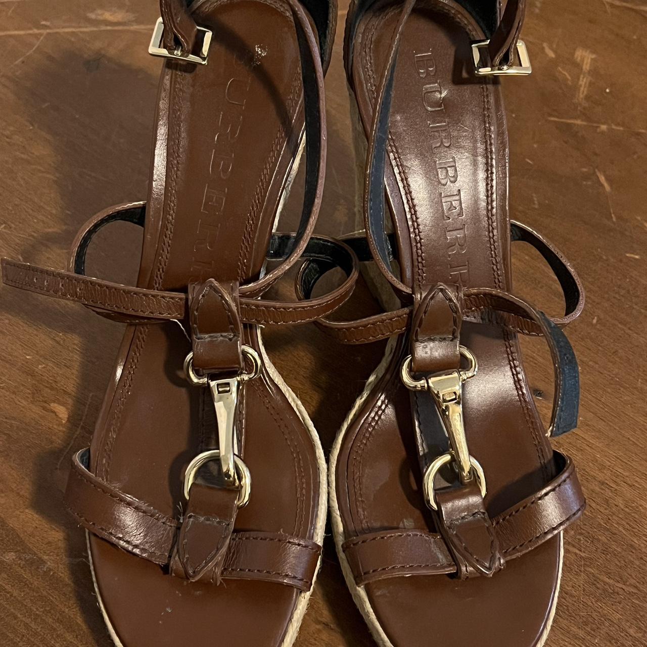 burberry wedges shoes