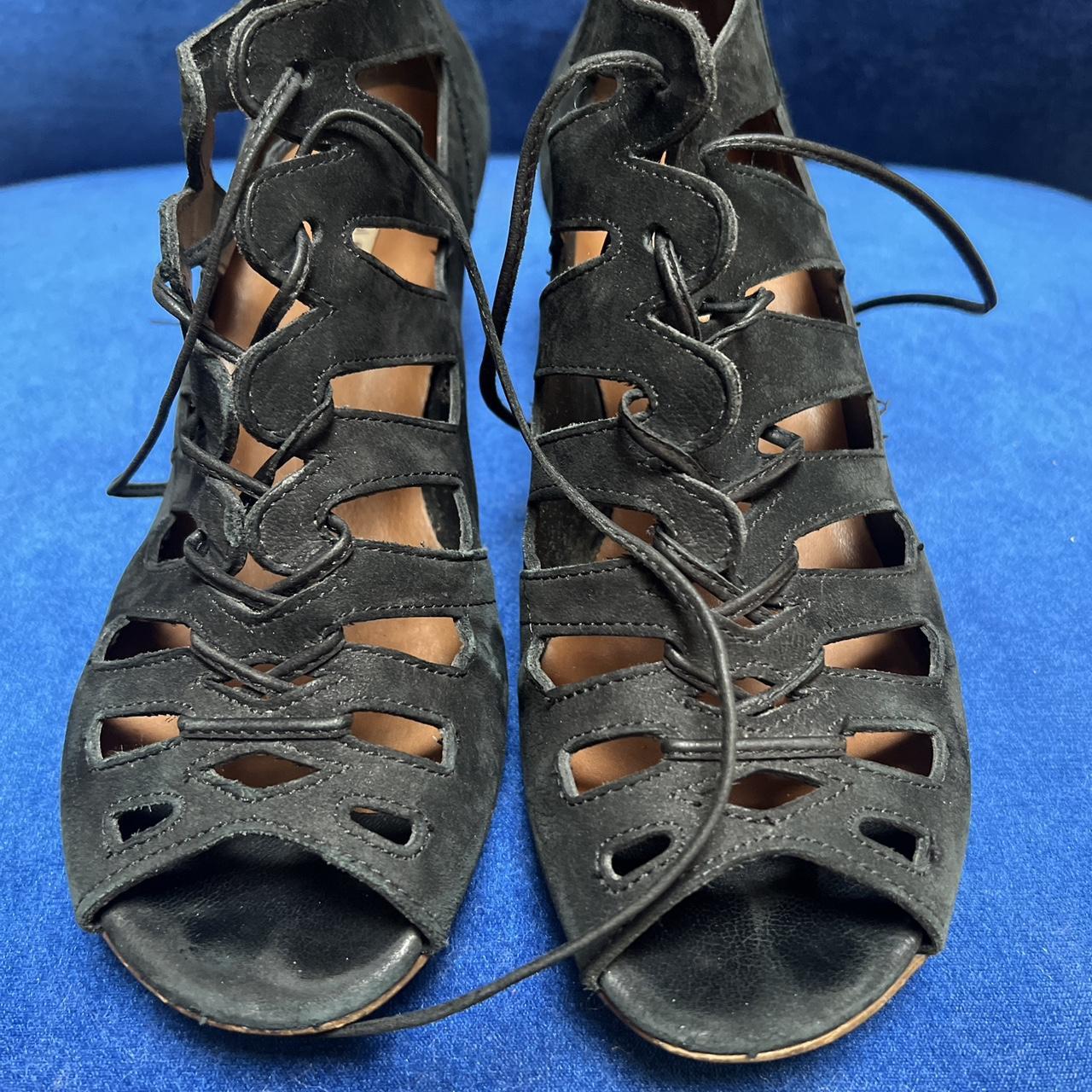 Paul green black sandals online