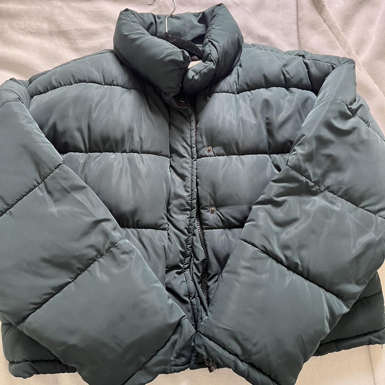 Emerald green puffer - Depop