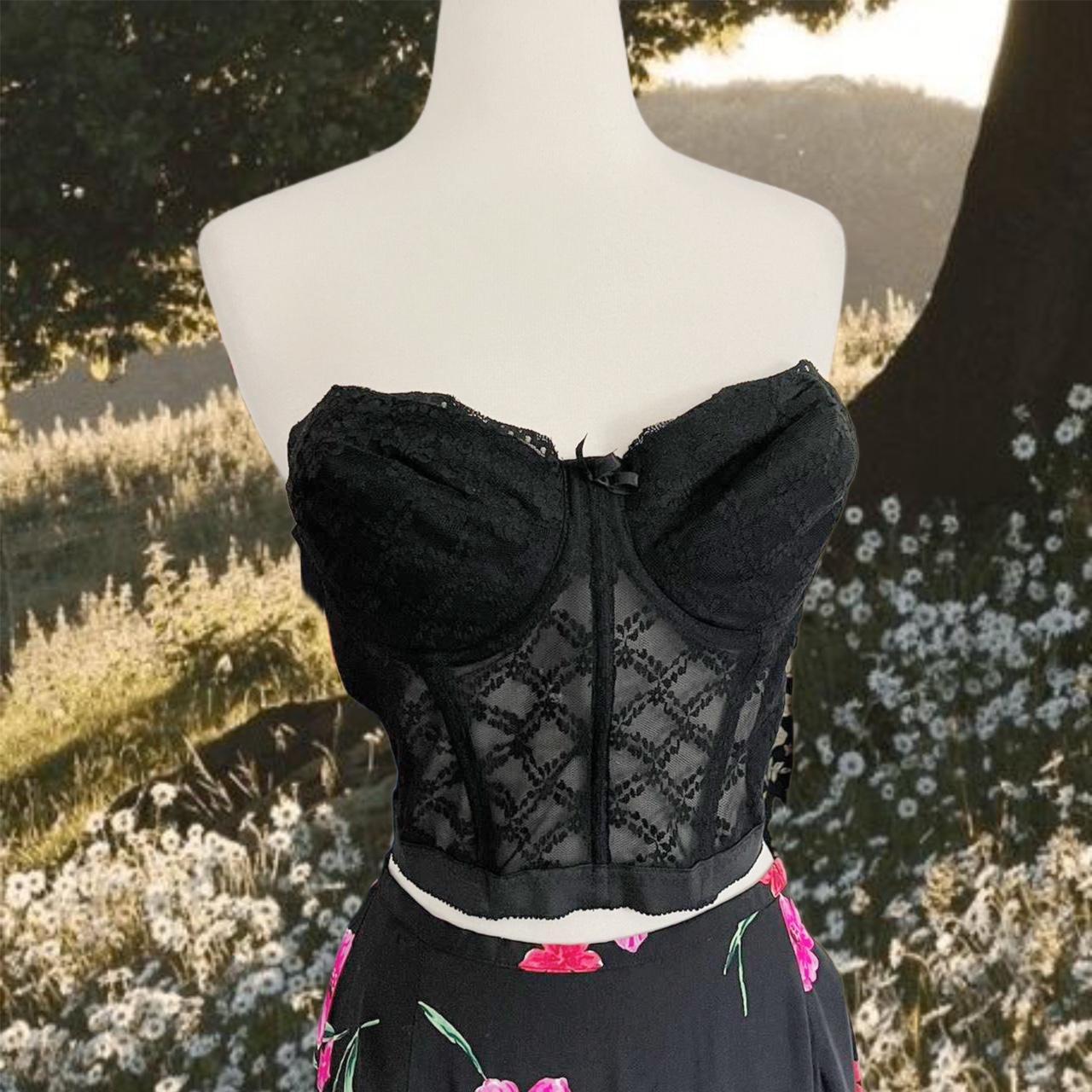 Vintage Avon Fashions Corset Size 38C Womens Black