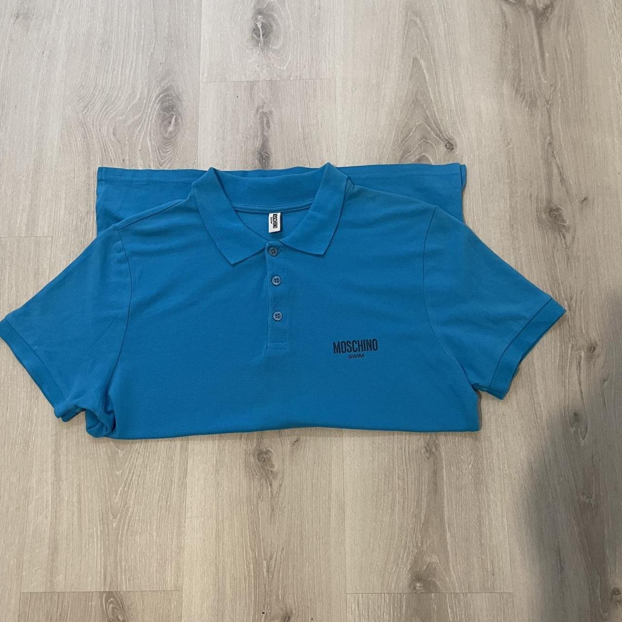Moschino Polo Shirt Mens Size: Medium Colour: Depop