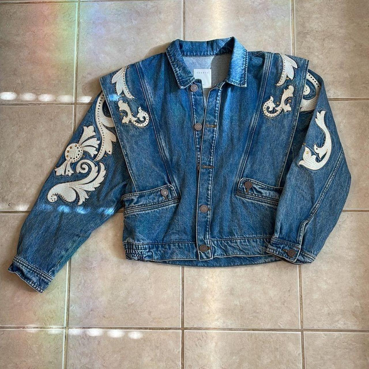 Sandro paris clearance denim jacket