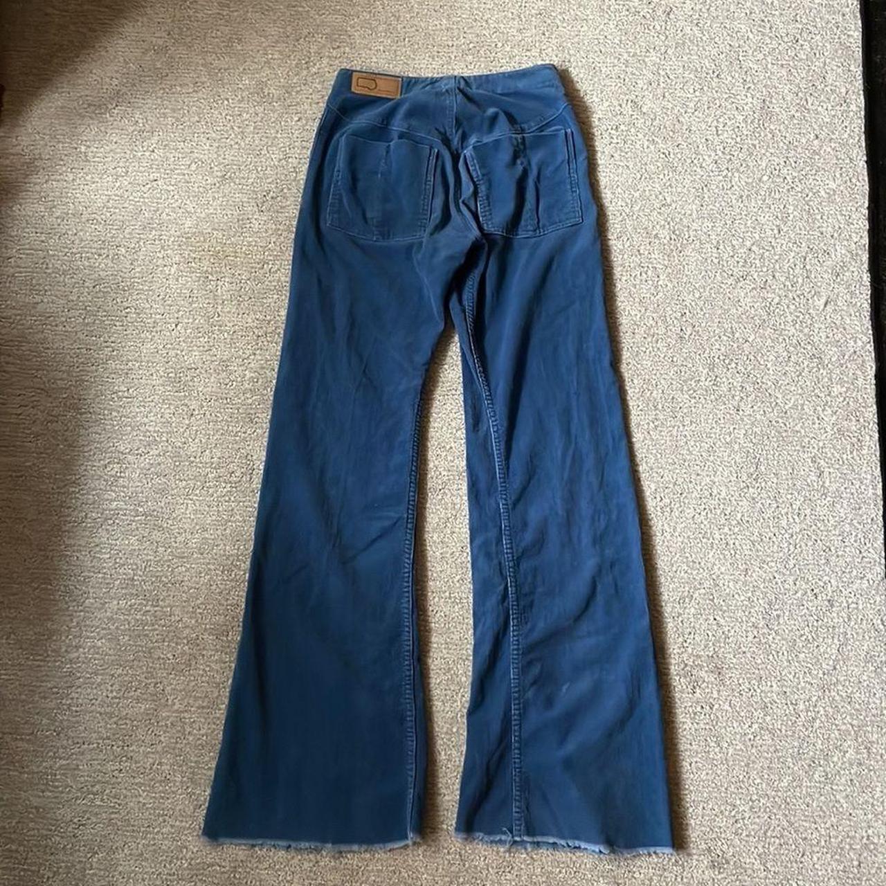 Grey Ant Women's Blue and Grey Trousers (4)
