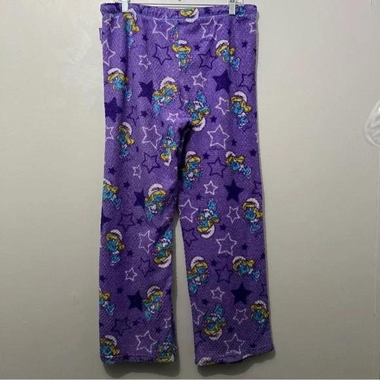 The Smurfs Smurfette Fleece Pajama Pants | Women’s... - Depop