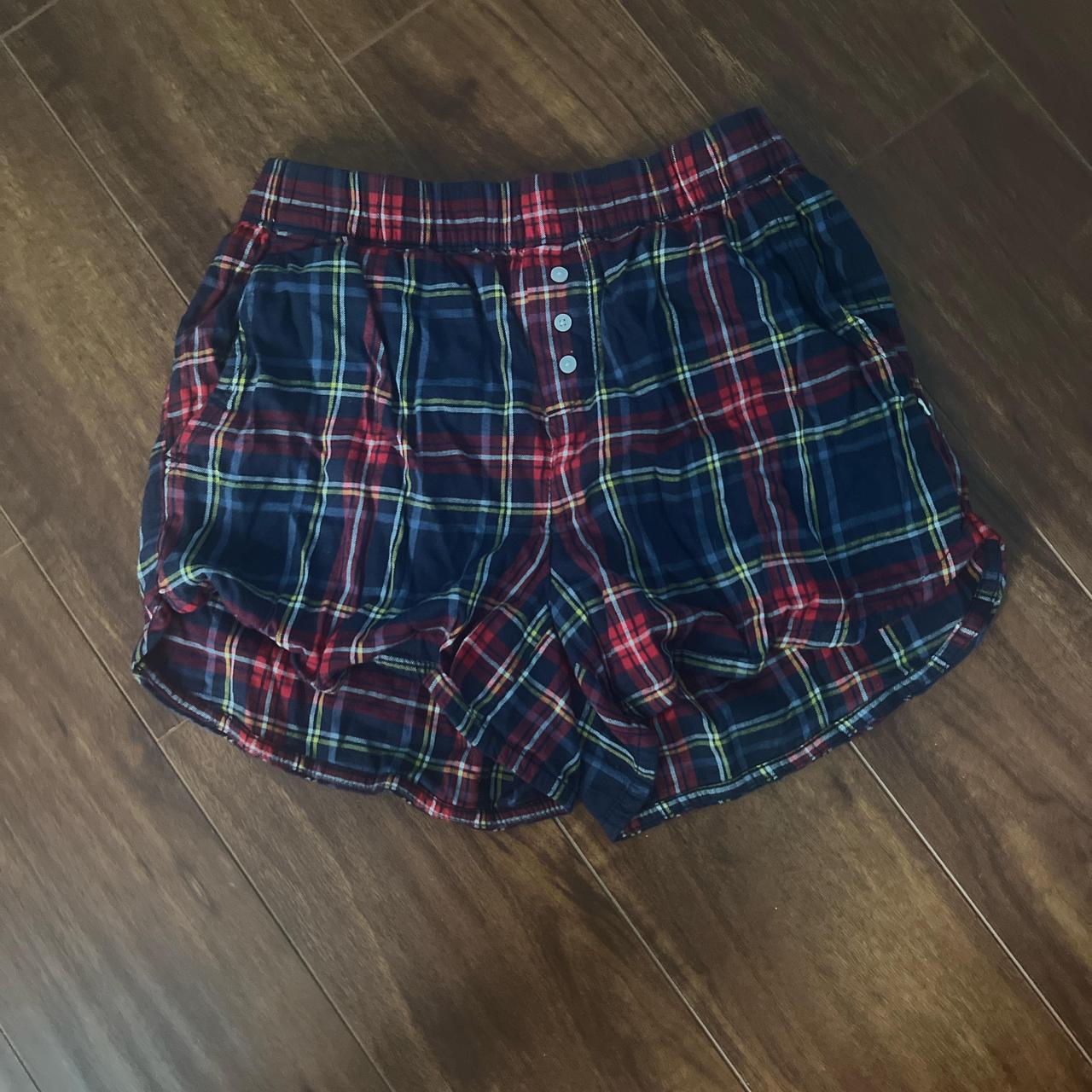 Aerie pajama shorts Aerie Plaid Pajama shorts