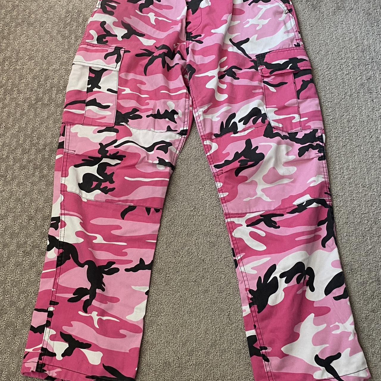 Bape pink camo on sale pants