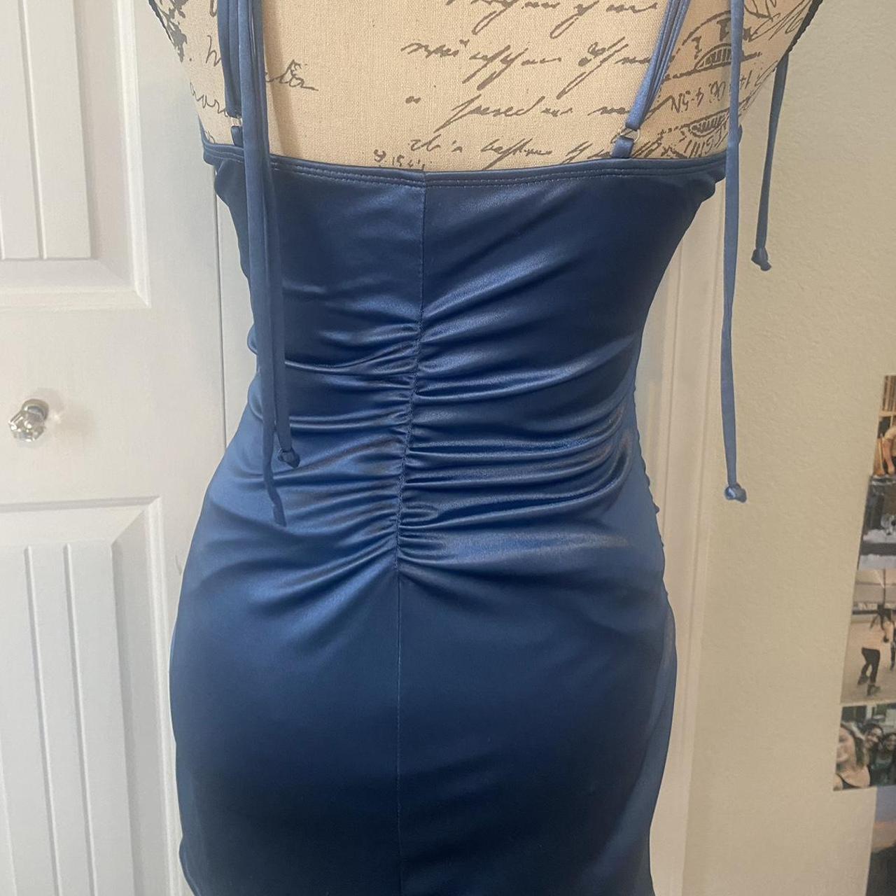 Dillard's Women's Blue Dress Depop