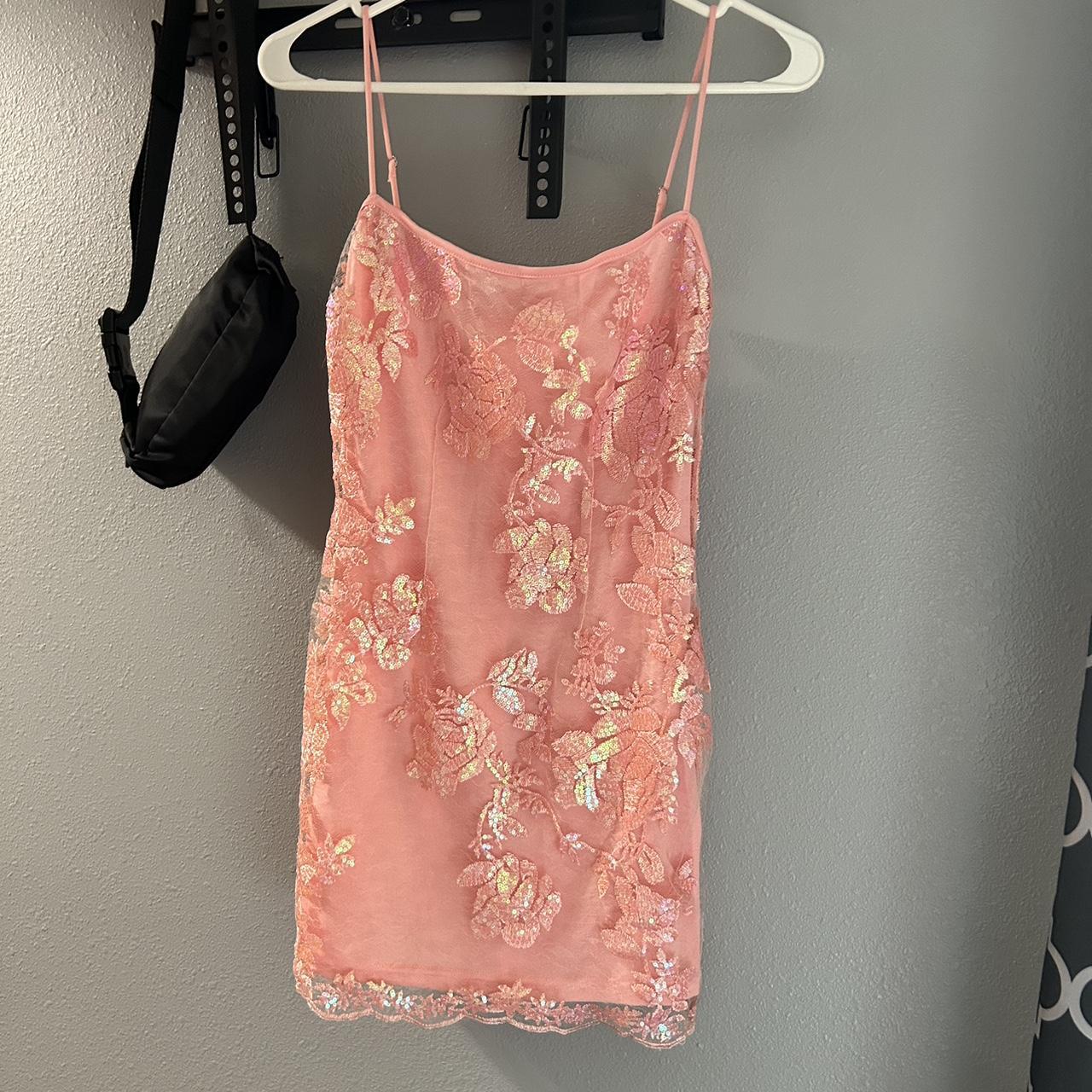 brand new pink lucy in the sky dress 5... Depop
