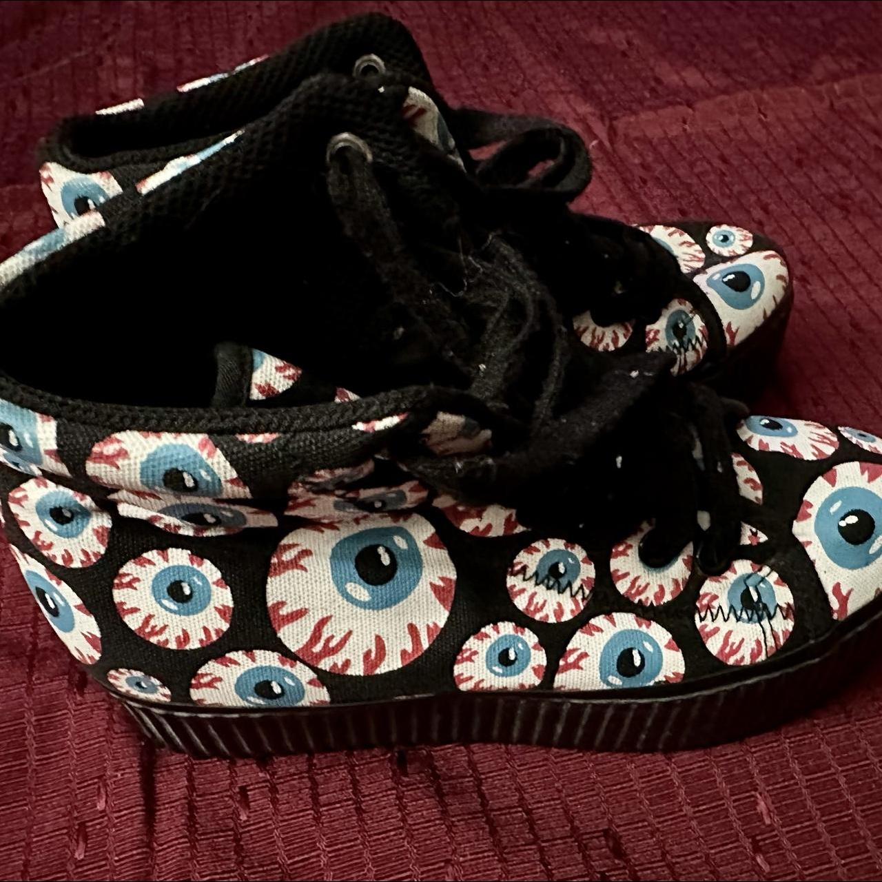 美品　JC PLAY by JEFFREY CAMPBELL 厚底スニーカー Jeffrey Campbell Satin Platform Sneakers Size 6 JC Play Top