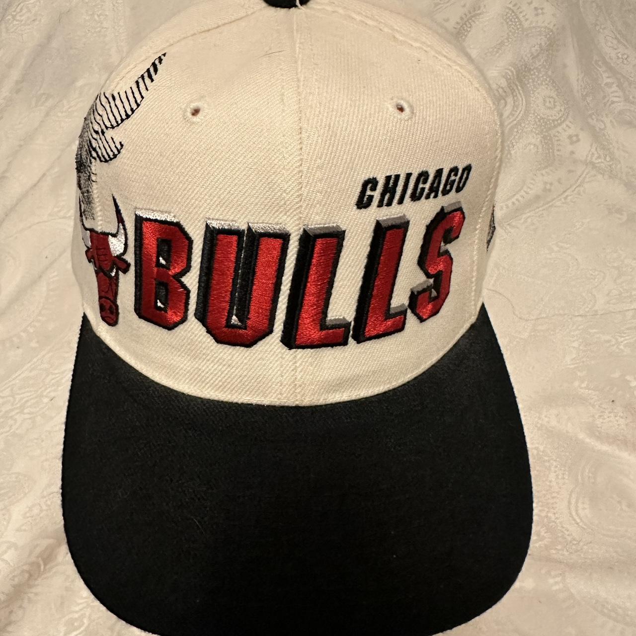Vintage 90s NBA Chicago Bulls Shadow Hat Sports | Depop