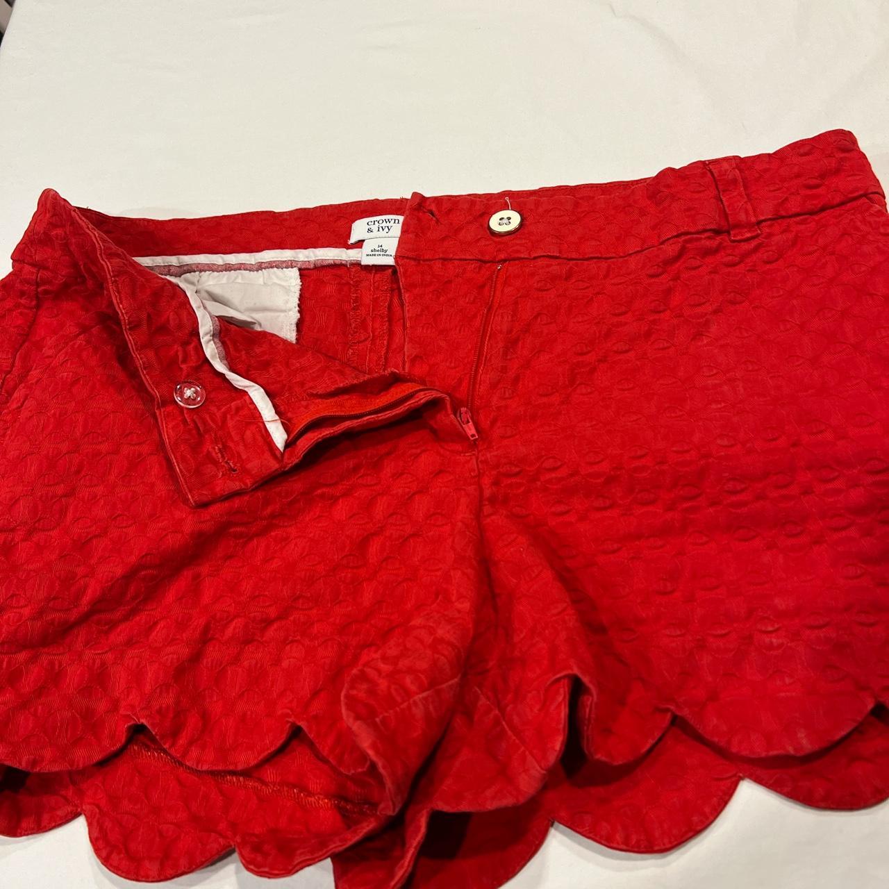 Belk Women's Red Shorts Depop