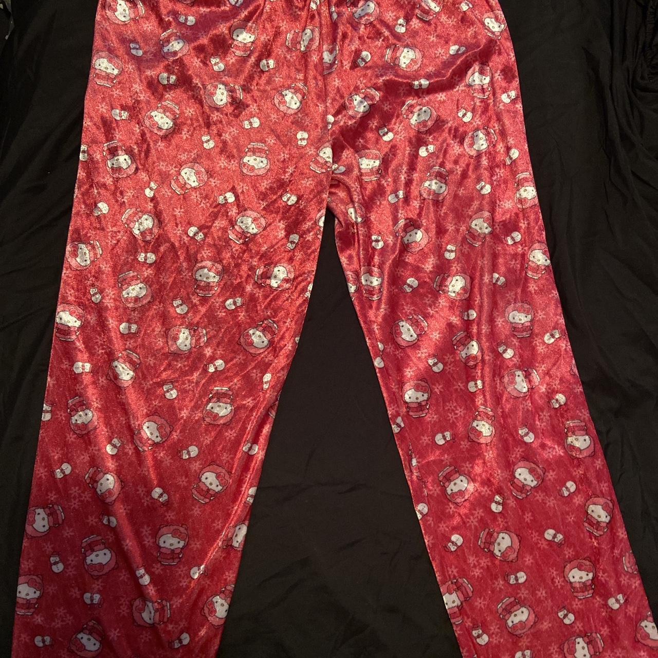 super cute winter hello kitty pj pants!! pj... - Depop