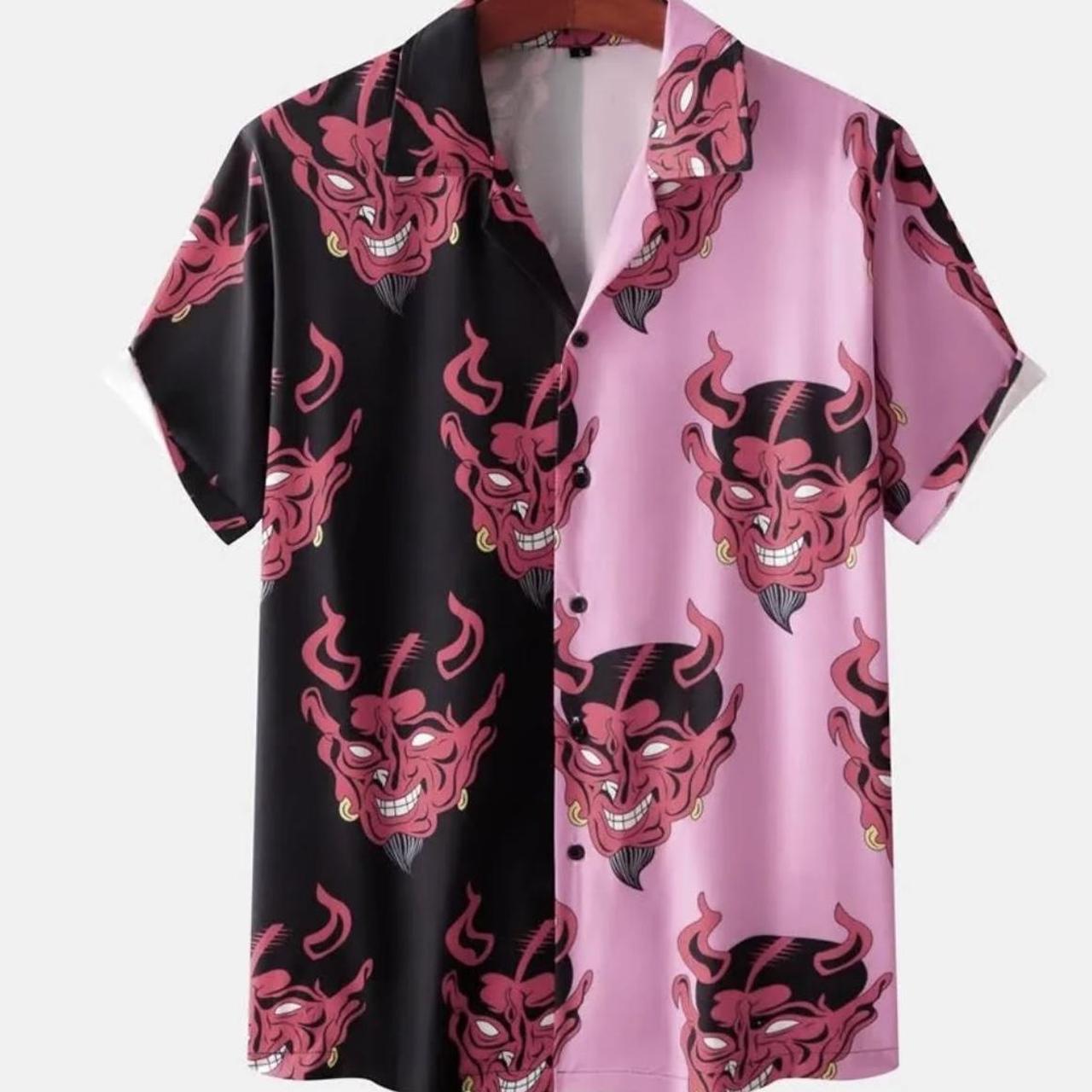 devil shirt pink