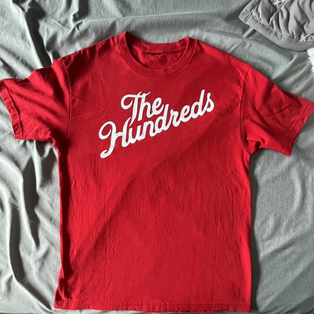 “The Hundreds” red T-shirt #thehundreds - Depop