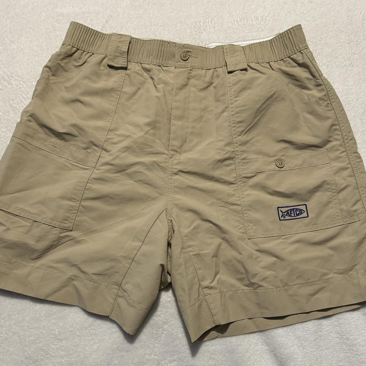 Aftco fast drying fishing shorts size 38, 7 inch - Depop