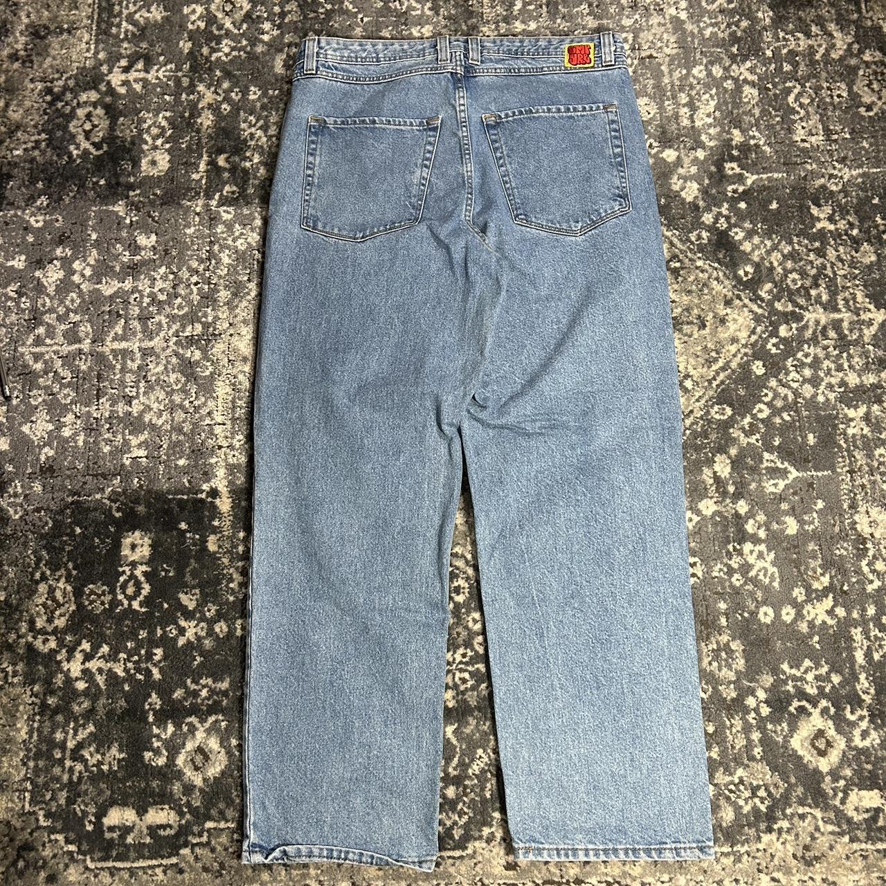 EMPYRE BAGGY EMBROIDERED LIKE JNCO JEANS... - Depop