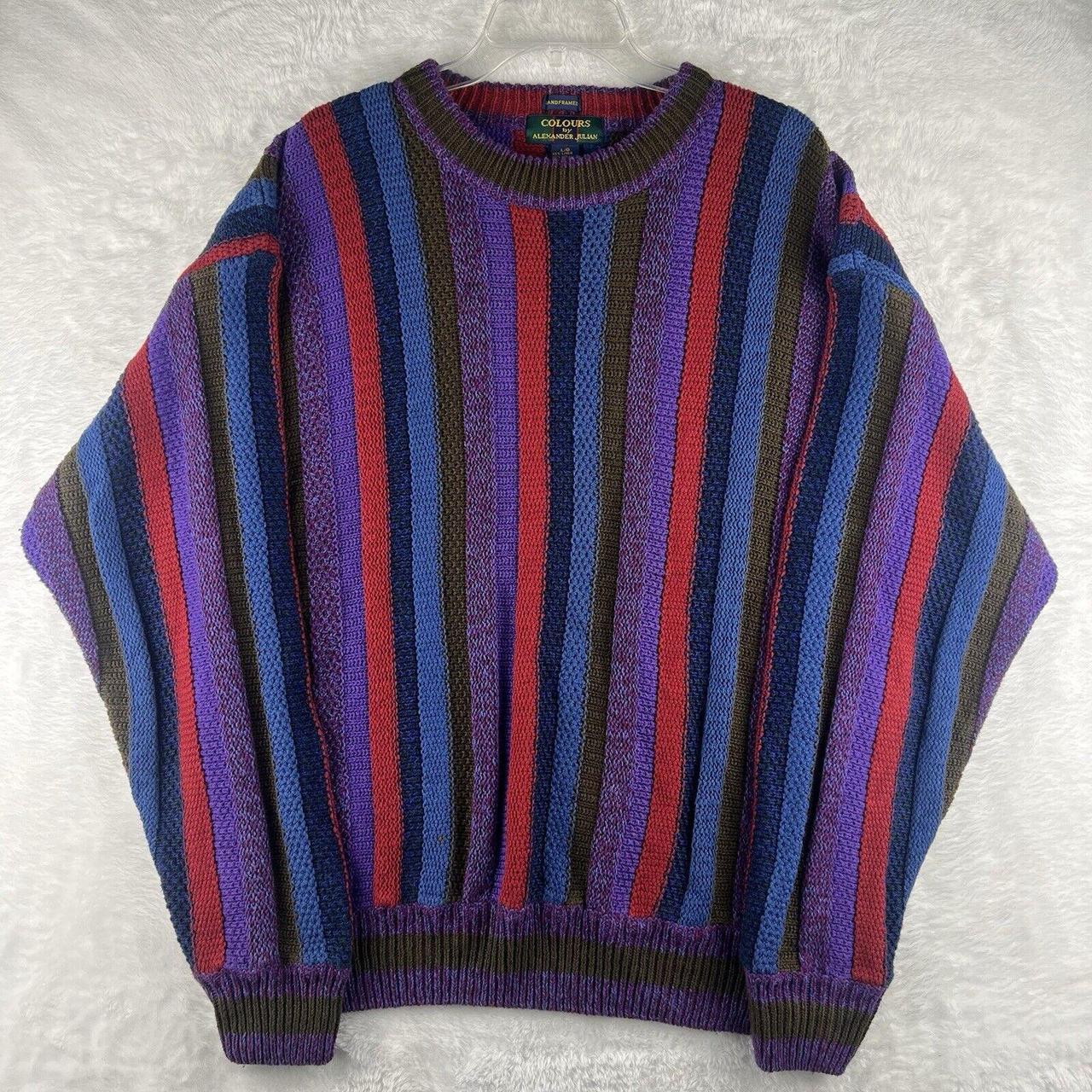 NWT cheapest Vintage 1980s Colours by Alexander Julian Men’s Sweater Size Larger