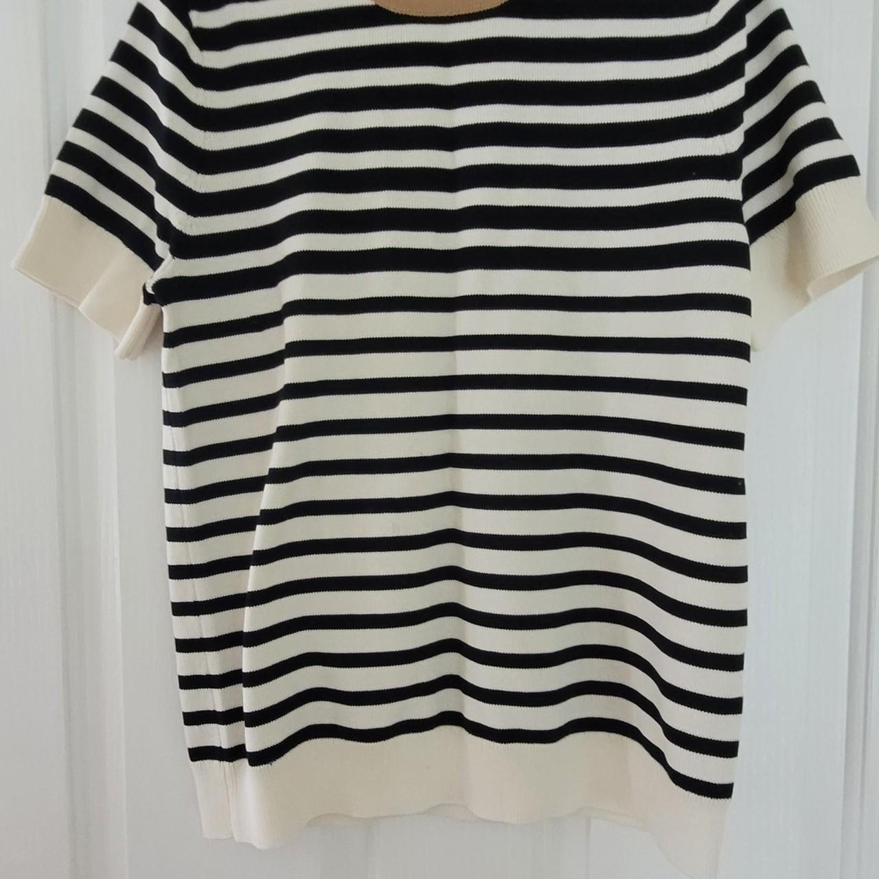 COS knitted striped tshirt Sz M NWOT RRP $65 It's... - Depop