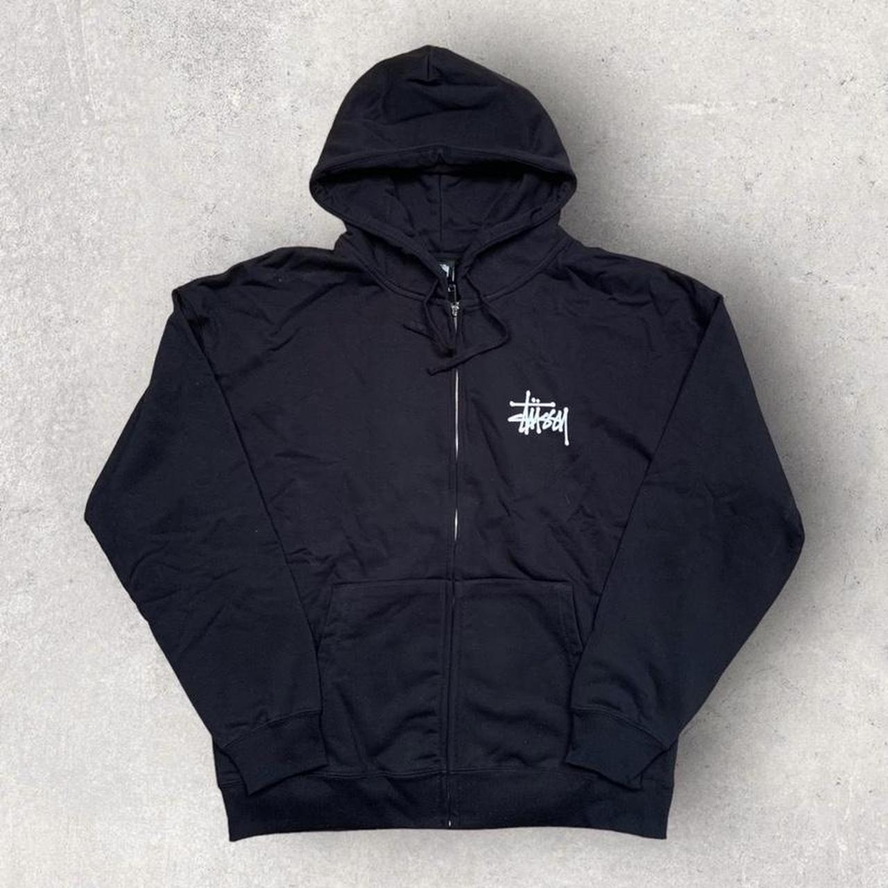 Stussy hot sale zip hoodie