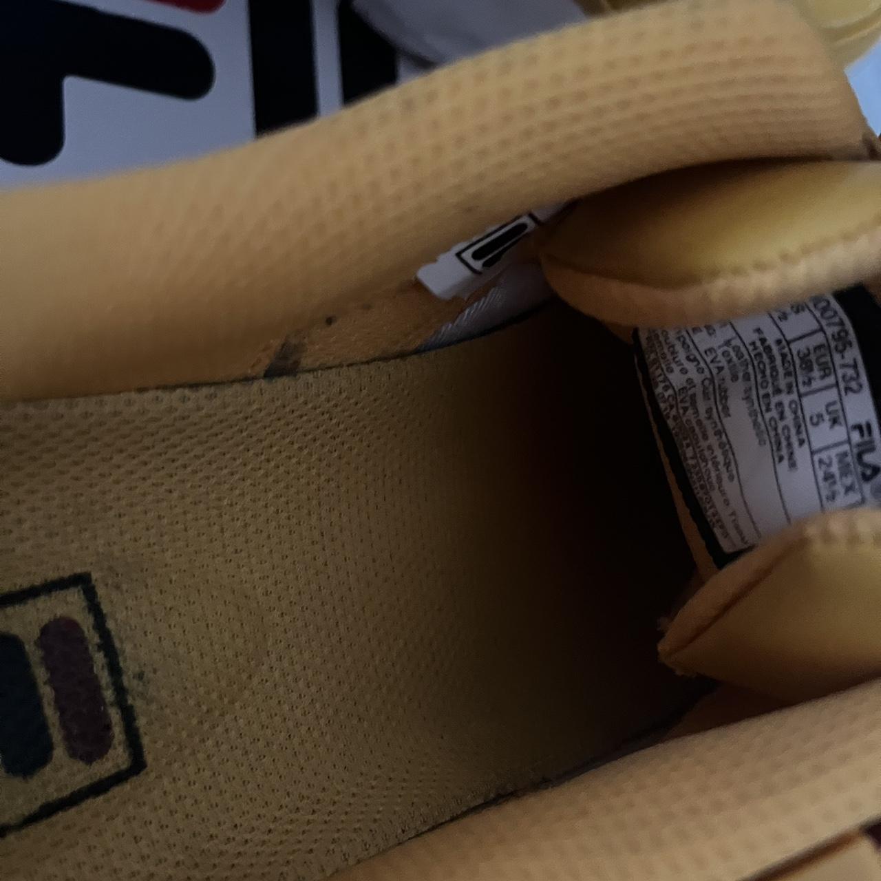 fila yellow shoes womens