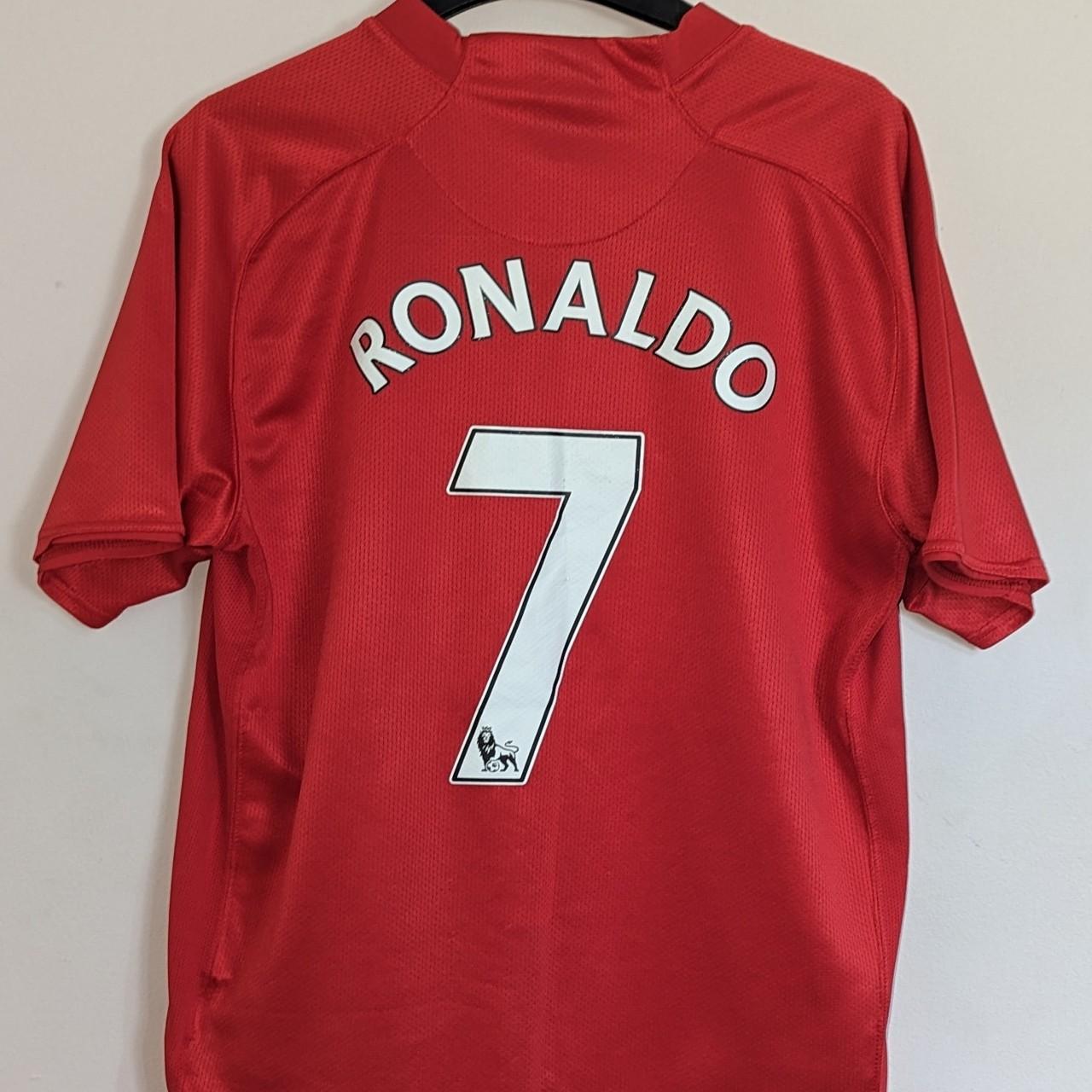 Cristiano Ronaldo Manchester United 2007/2008 Home... - Depop