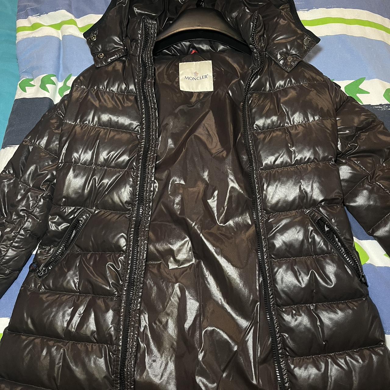 This Moncler coat has been worn 1-4 times, and it is... - Depop