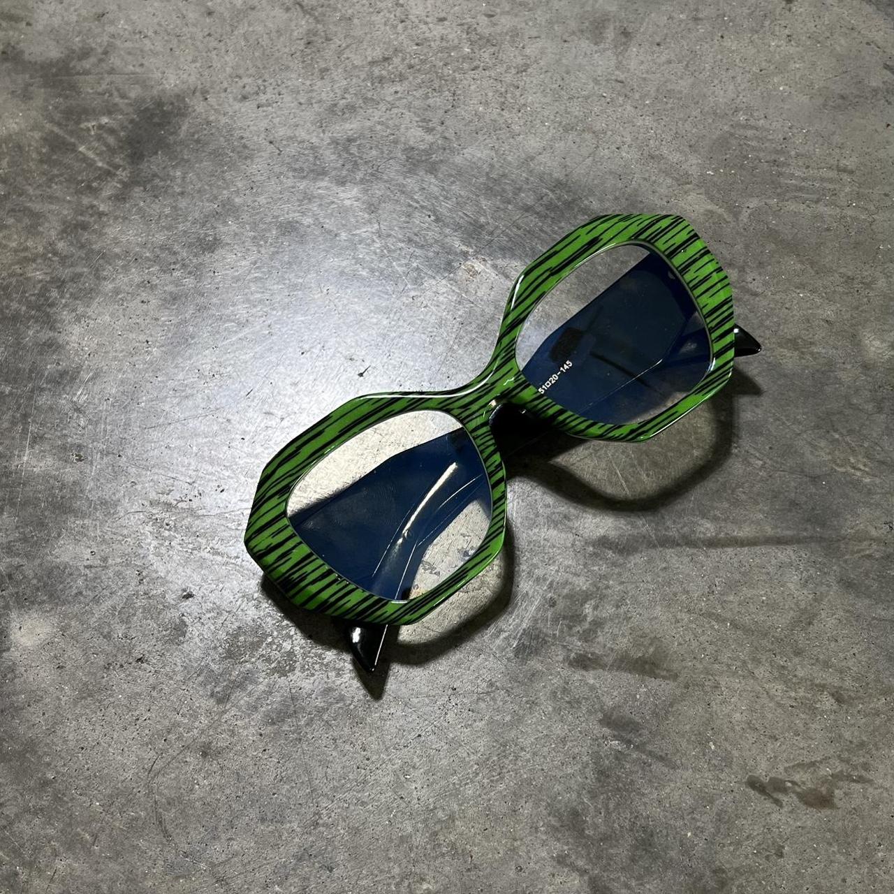 Women's Green Sunglasses Depop