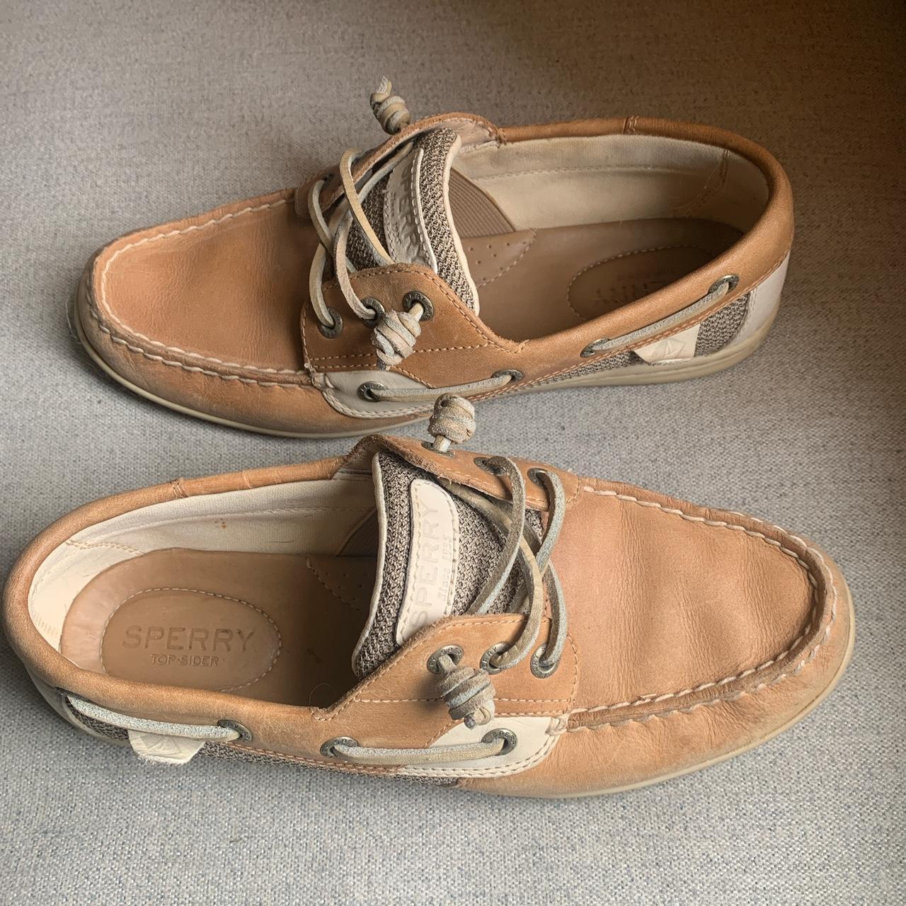 Sperry songfish linen boat on sale shoe