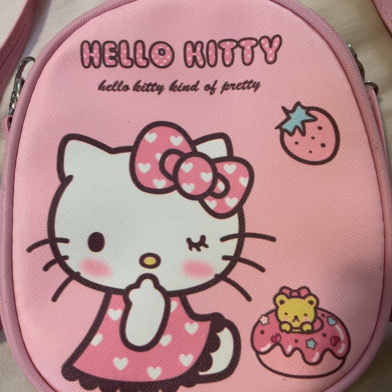 Sparkly Hello Kitty messenger bag! 🎀 super cute & - Depop