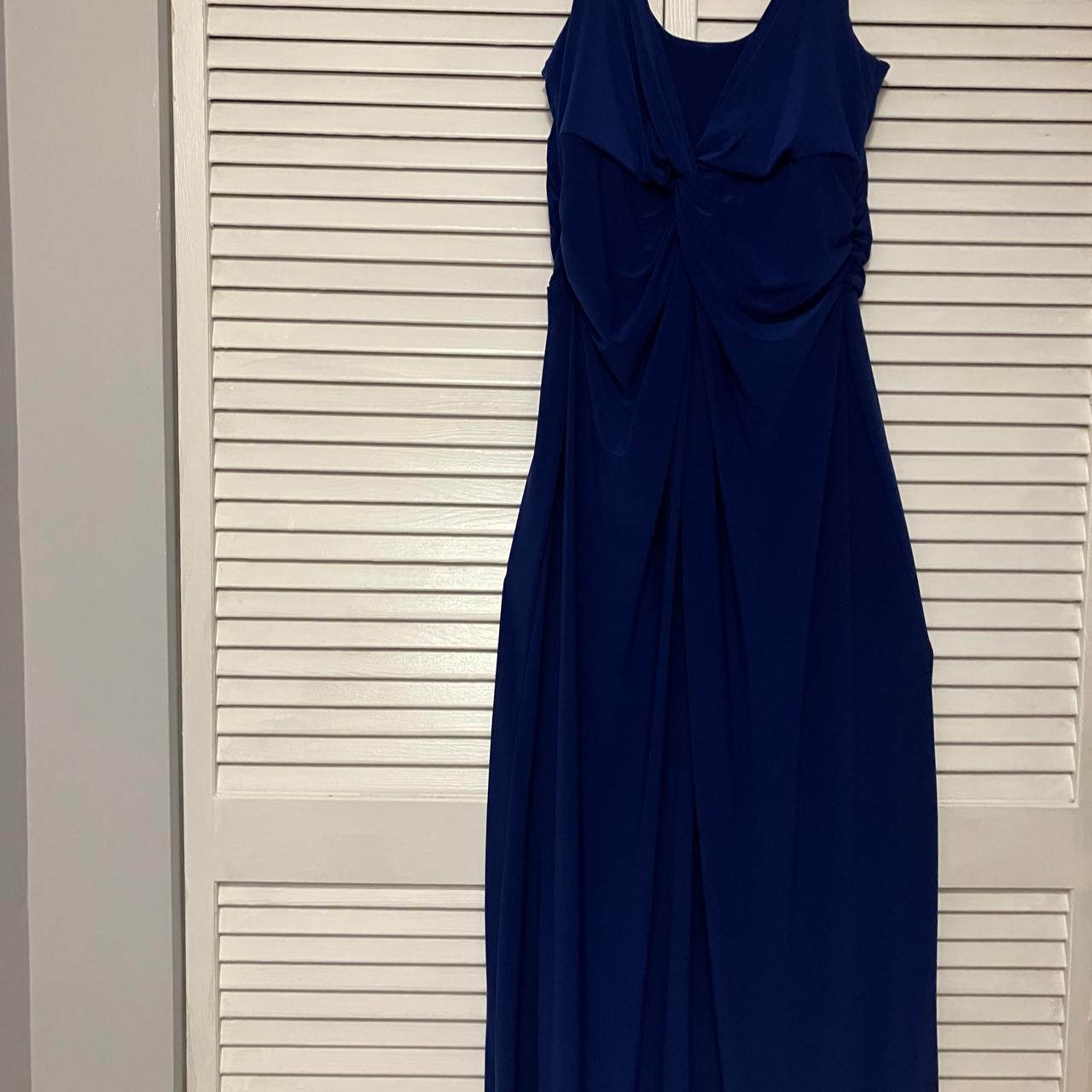 Chaps navy blue dress sale