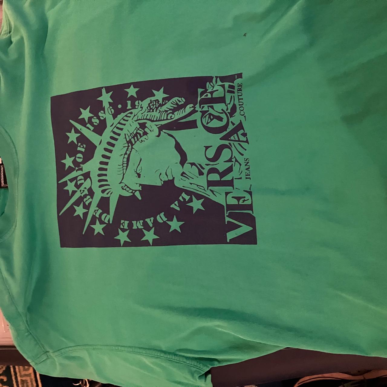 Versace XXL Statue of Liberty tshirt. Depop