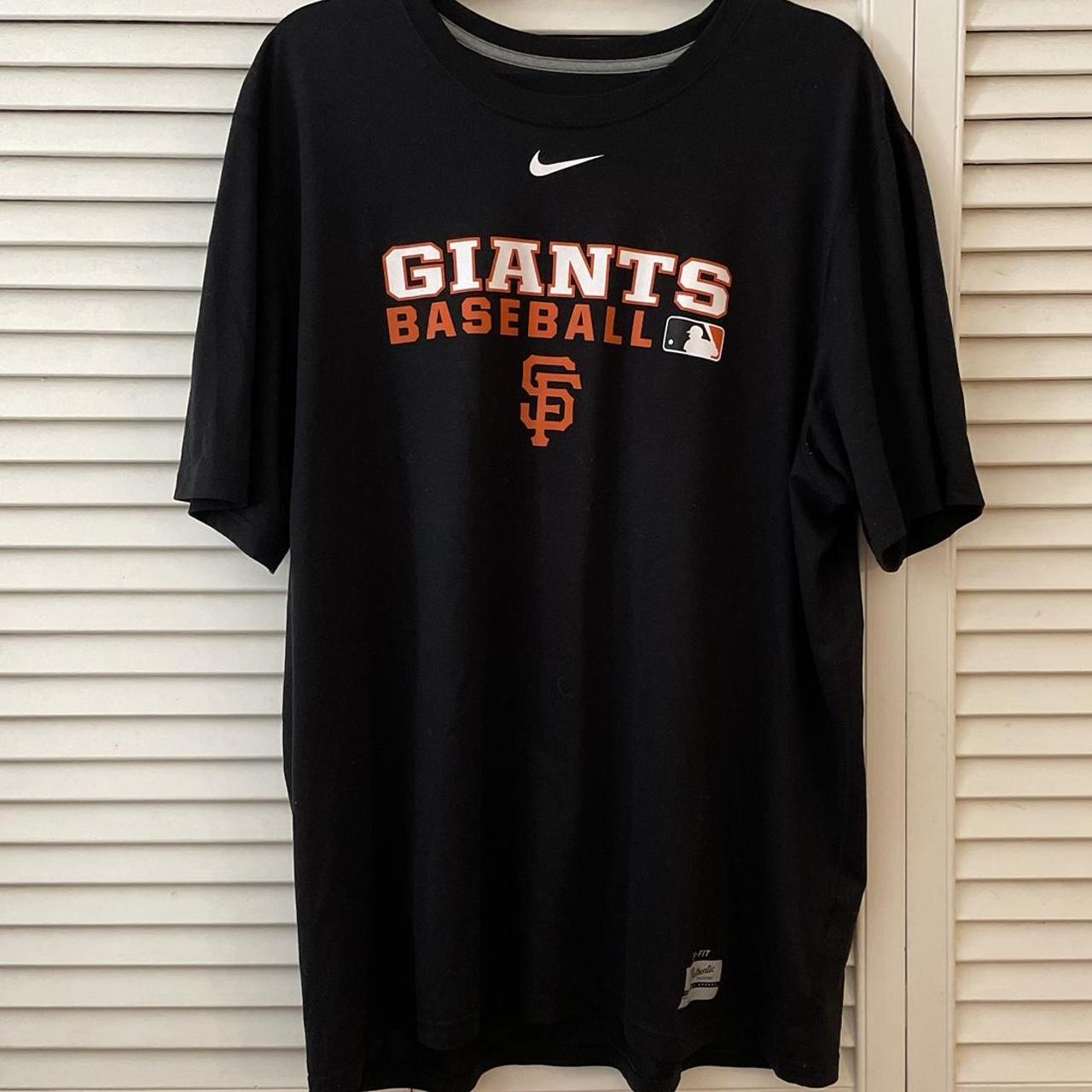 SF Giants Nike tee Mens L - sun bleached #nike - Depop