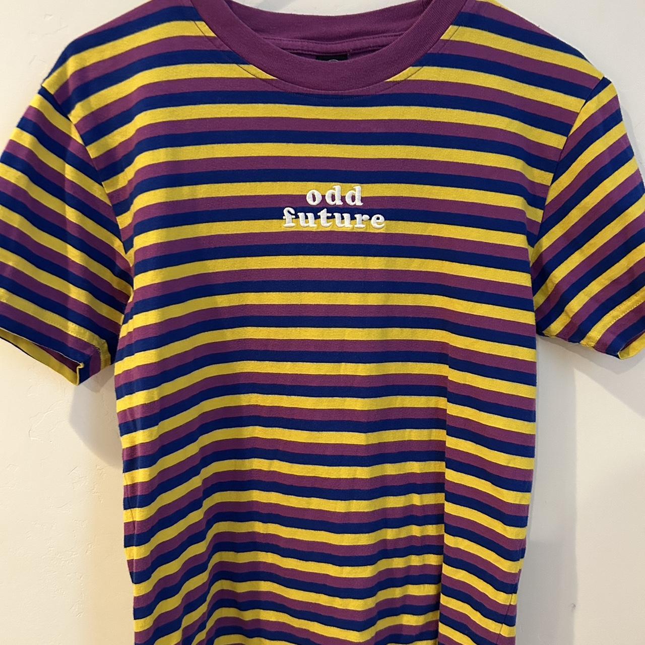 Odd Future Striped Tee 🏷️perfect condition 🏷️size... - Depop