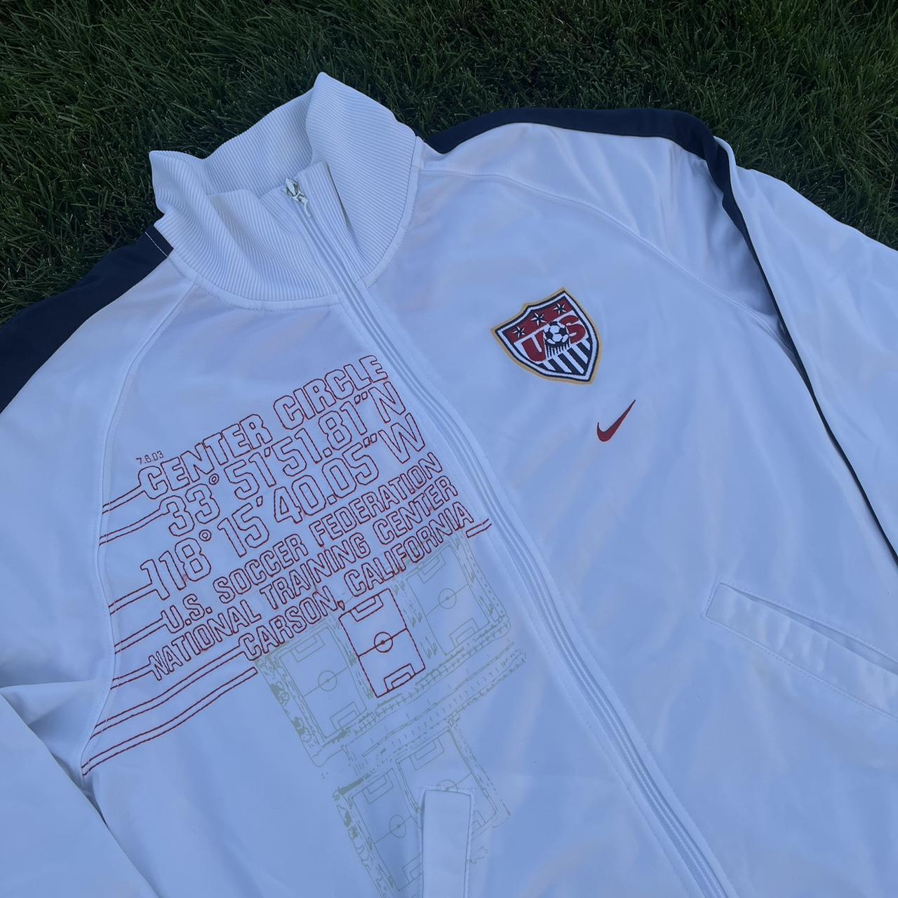 Vintage Nike US Soccer Federation shirt. Tagged - Depop