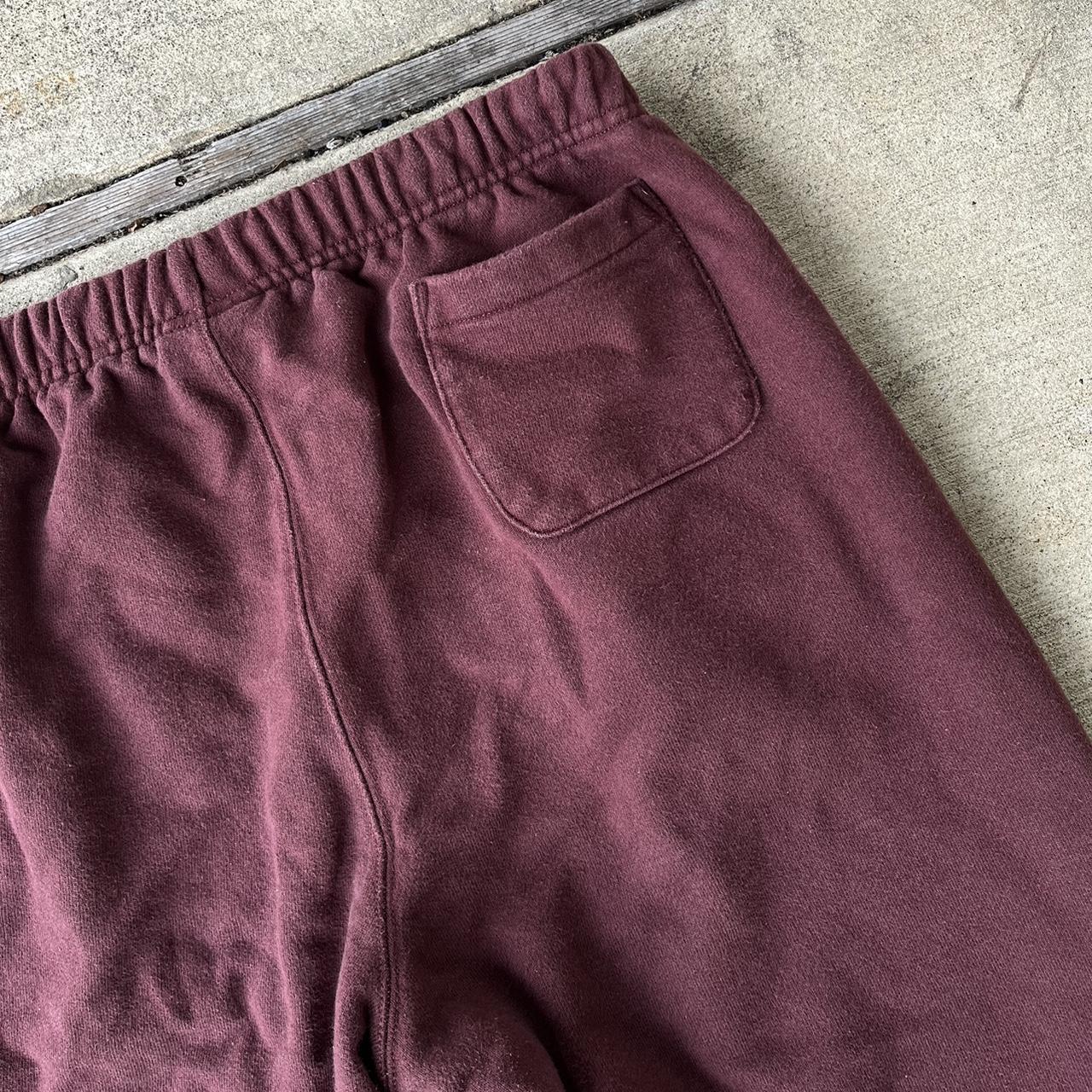 Champion store sweatpants burgundy