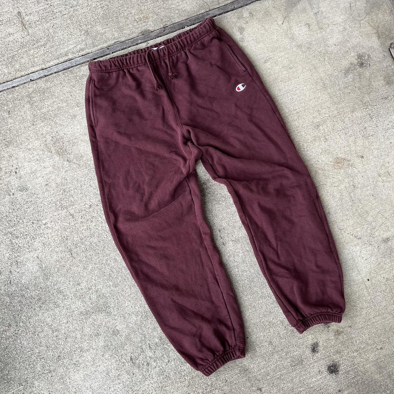 Champion deals sweatpants burgundy